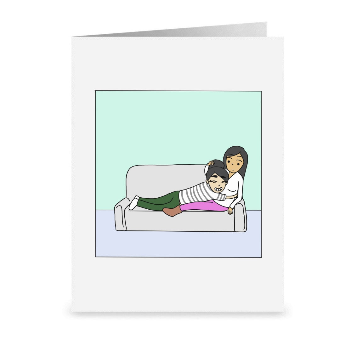 You Are the Best Thing That's Ever Happened to Me, Romantic Lesbian Greeting Card, LGBTQ Anniversary Gifts, Sapphic WLW Relationship Cards