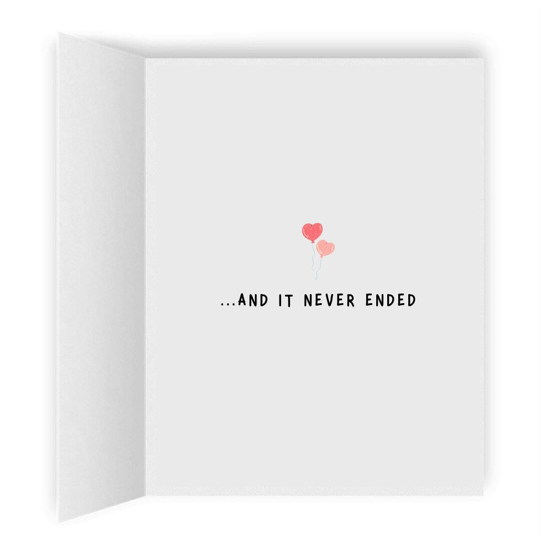 How It Started Romantic Lesbian Card, Cute LGBTQ Gifts, WLW Sapphic Anniversary Birthday Valentine's Day Greeting Card, Gay Lesbian Couple