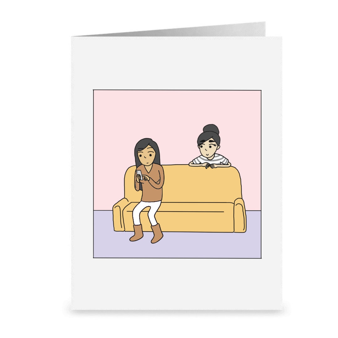 I'll Never Stop Thinking You're Beautiful, Romantic Lesbian Card, LGBT Gift, WLW Xmas Anniversary Birthday Card, Gay Lesbian Couple Hugging