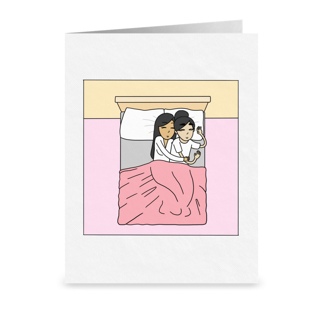 You're My Favorite Spoon | Romantic Lesbian Valentine's Day Card | Cute Lesbian Anniversary Gifts | LGBTQ Greeting Card