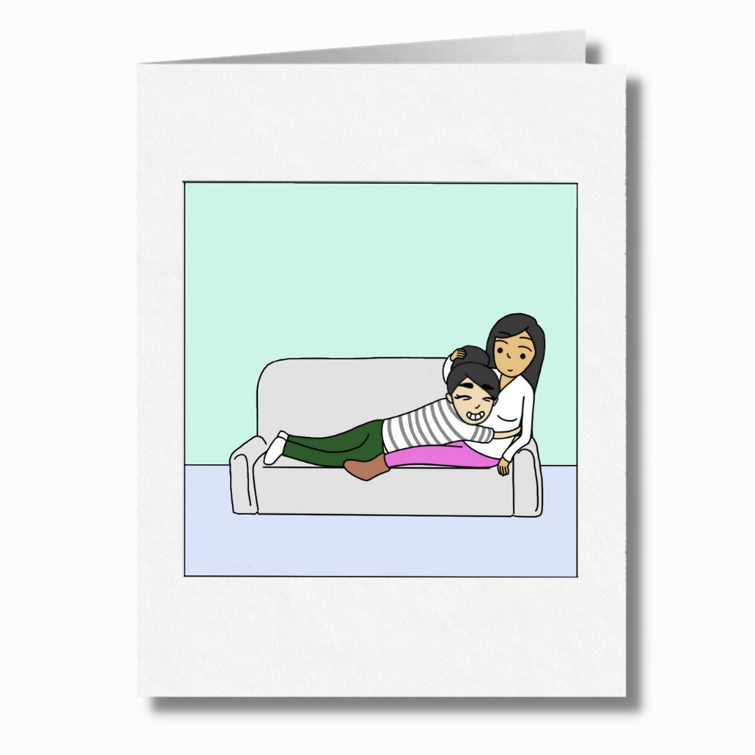 I'm Home | Romantic Lesbian Valentine's Day Card | Cute Lesbian Anniversary Gifts | Lesbian LGBTQ Greeting Card