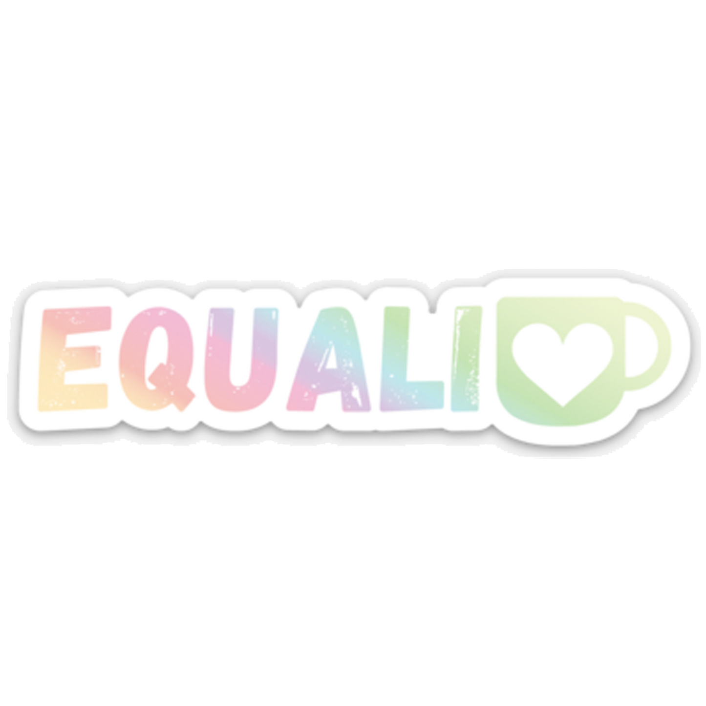 LGBTQ Pride Holographic Vinyl Stickers | Pack of 3 | Gay Lesbian Pride | Die Cut Laptop Stickers