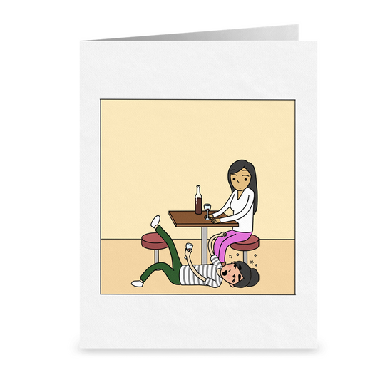 High Tolerance | Romantic Lesbian Card | Cute Lesbian Anniversary Gifts | LGBTQ Greeting Card