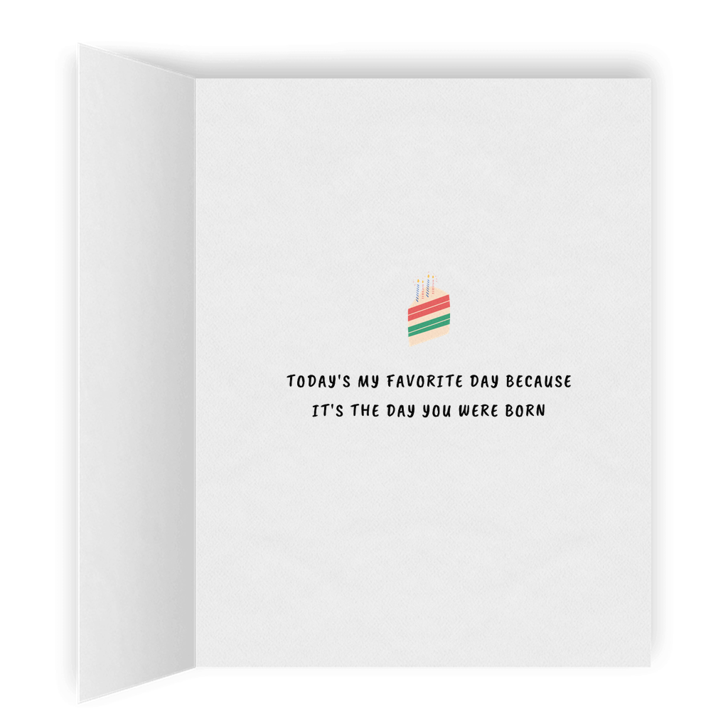 Favorite Day | Romantic Lesbian Birthday Cards | Cute Lesbian Gifts | Lesbian LGBTQ Greeting Card
