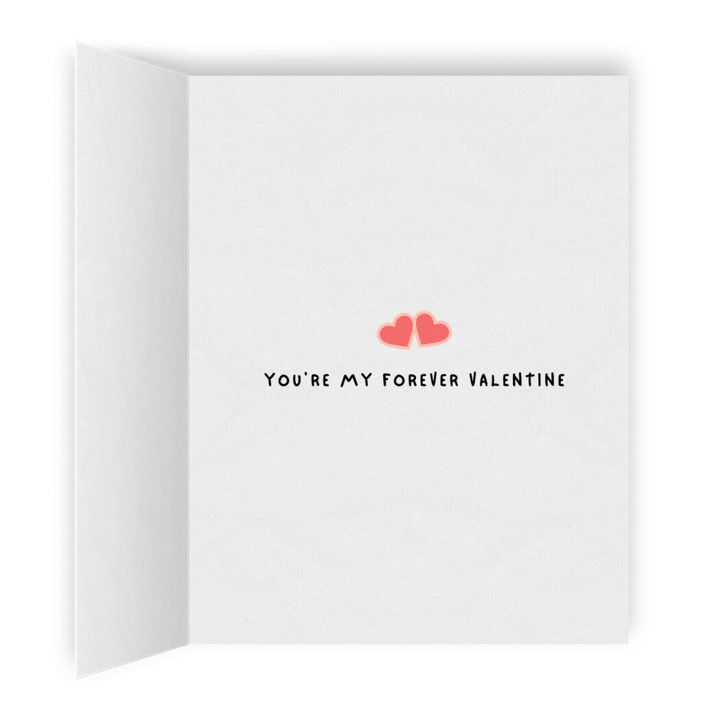 You're My Forever Valentine | Romantic Lesbian Greeting Card | Cute LGBTQ Valentine's Day Gifts | Sapphic Relationship | WLW Love Is Love
