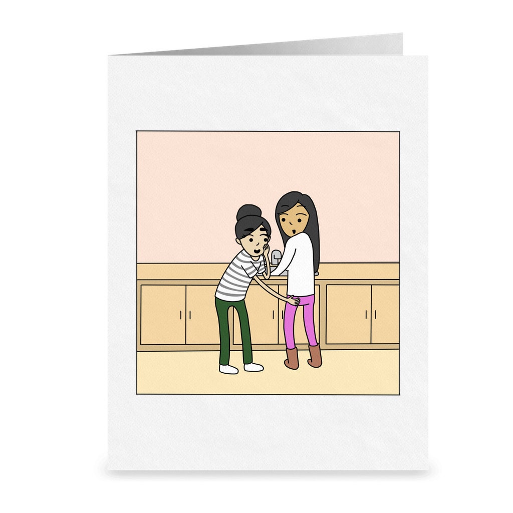 You're My Main Squeeze | Funny Punny Lesbian Card | Cute LGBTQ Valentine's Day or Anniversary Gift | WLW Humor | Sapphic Love Greeting Card