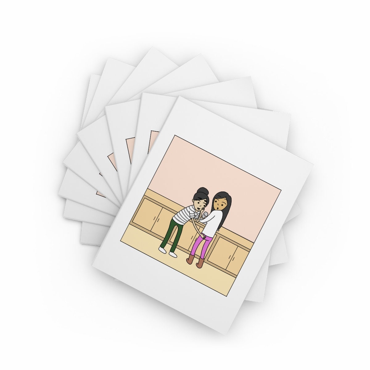 You're My Main Squeeze | Funny Punny Lesbian Card | Cute LGBTQ Valentine's Day or Anniversary Gift | WLW Humor | Sapphic Love Greeting Card