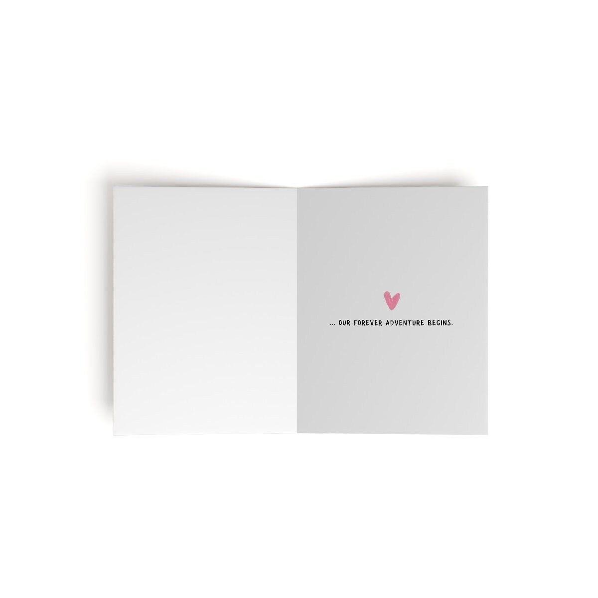 Today Our Forever Adventure Begins | Lesbian Wedding Engagement Greeting Card | Sapphic WLW Relationship | Gay Romantic LGBTQ Gifts & Cards