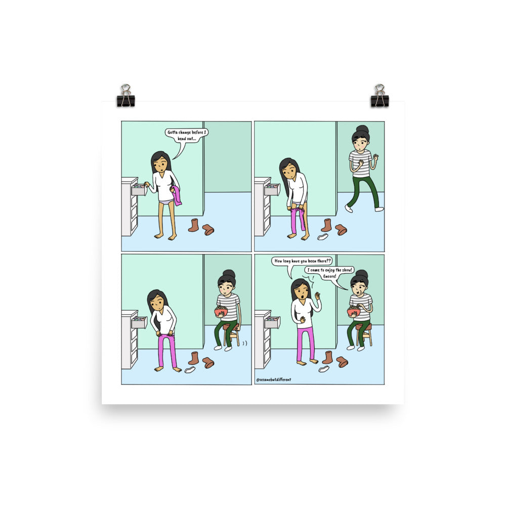 Changing | Cute Lesbian Relationship | Pride Gifts | LGBTQ Comic Print