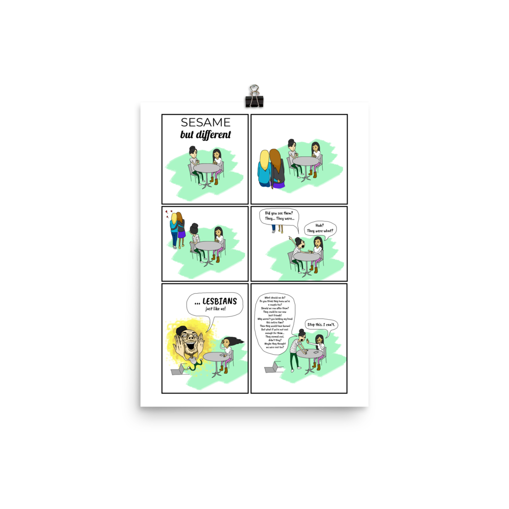There are others! Comic Print | Sesame But Different | Lesbian Webcomics | LGBT Comics