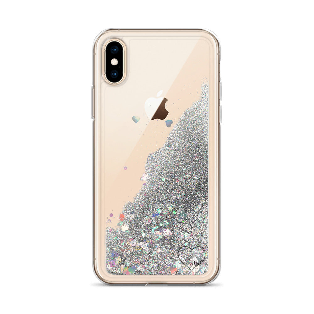 LGBTQ Love | Liquid Glitter iPhone Case