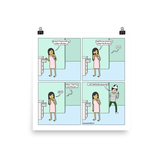 Good Finds | Cute Lesbian Relationship | Pride Gifts | LGBTQ Comic Print