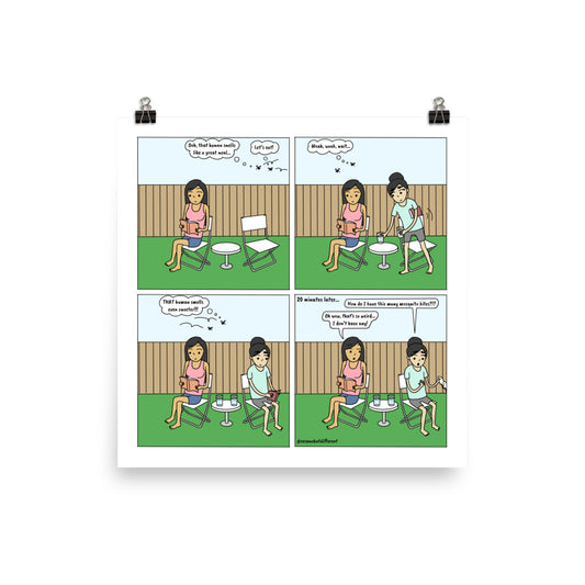 Mosquitoes | Cute Lesbian Relationship | Pride Gifts | LGBTQ Comic Print