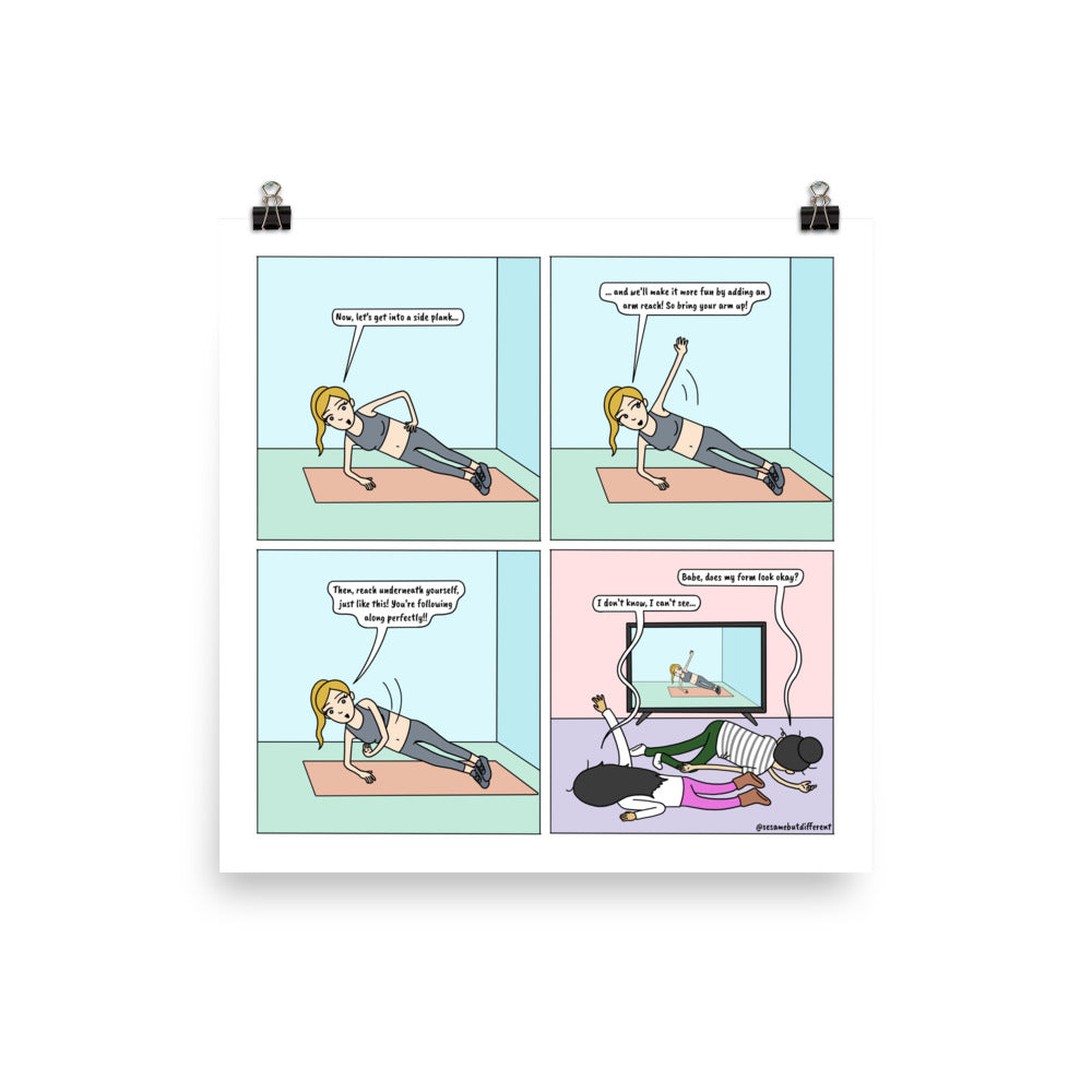Nailed It | Cute Lesbian Relationship | Pride Gifts | LGBTQ Comic Print