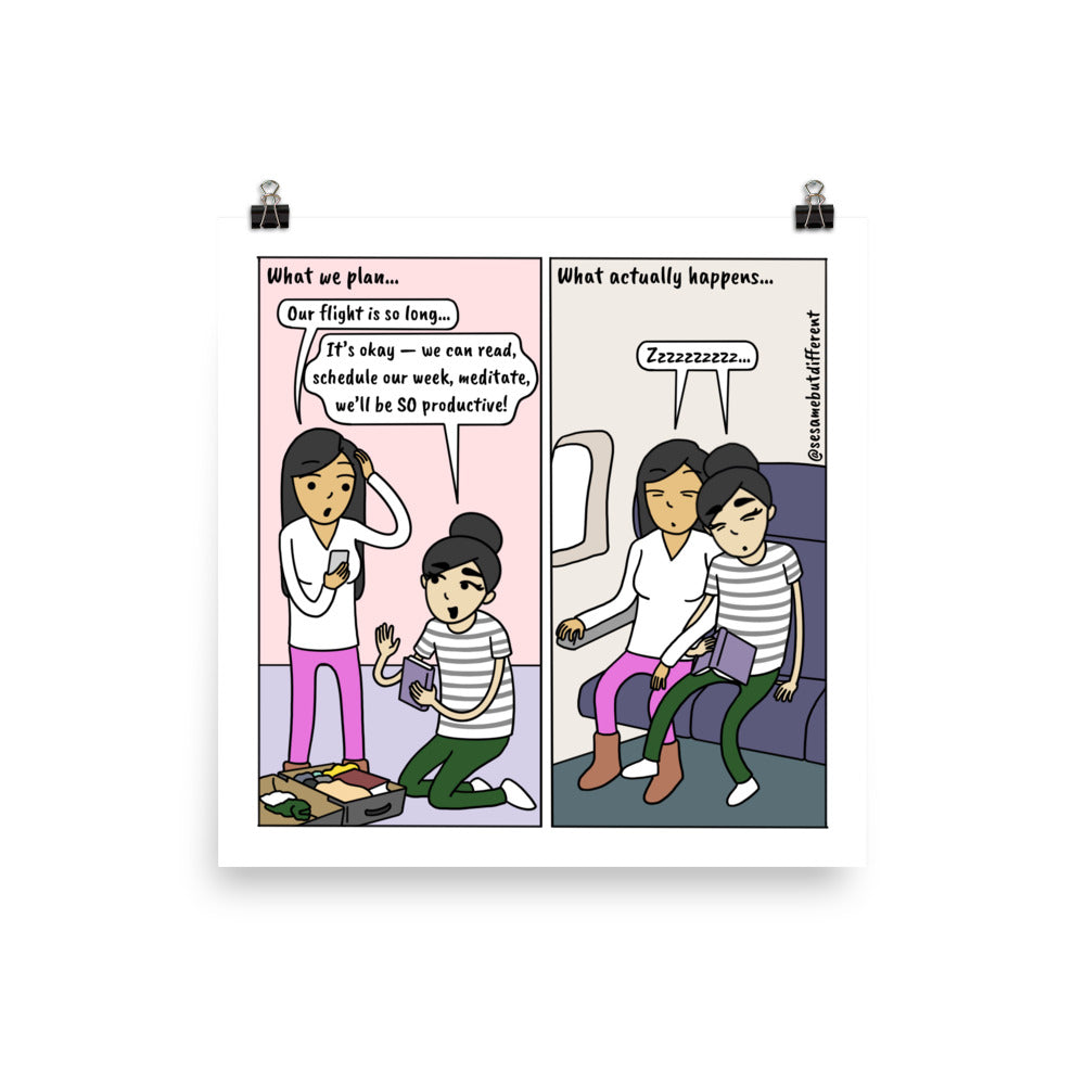 So Productive | Cute Lesbian Relationship | Pride Gifts | LGBTQ Comic Print