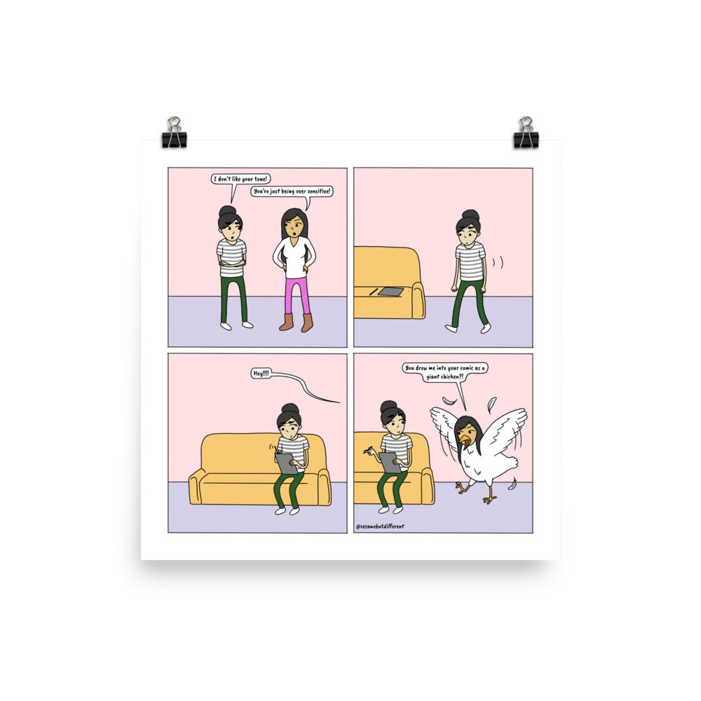 Payback | Cute Lesbian Relationship | Pride Gifts | LGBTQ Comic Print
