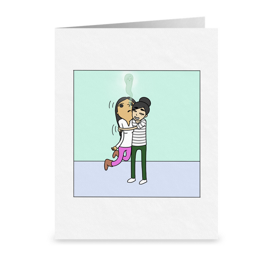 You Take My Breath Away | Romantic Lesbian Valentine's Day Card | Cute Lesbian Anniversary Gifts | Lesbian LGBTQ Greeting Card