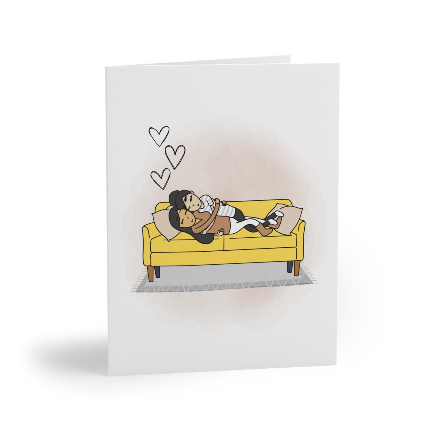 Forever Could Never Be Long Enough With You Romantic Lesbian Greeting Card, LGBTQ Anniversary Gifts