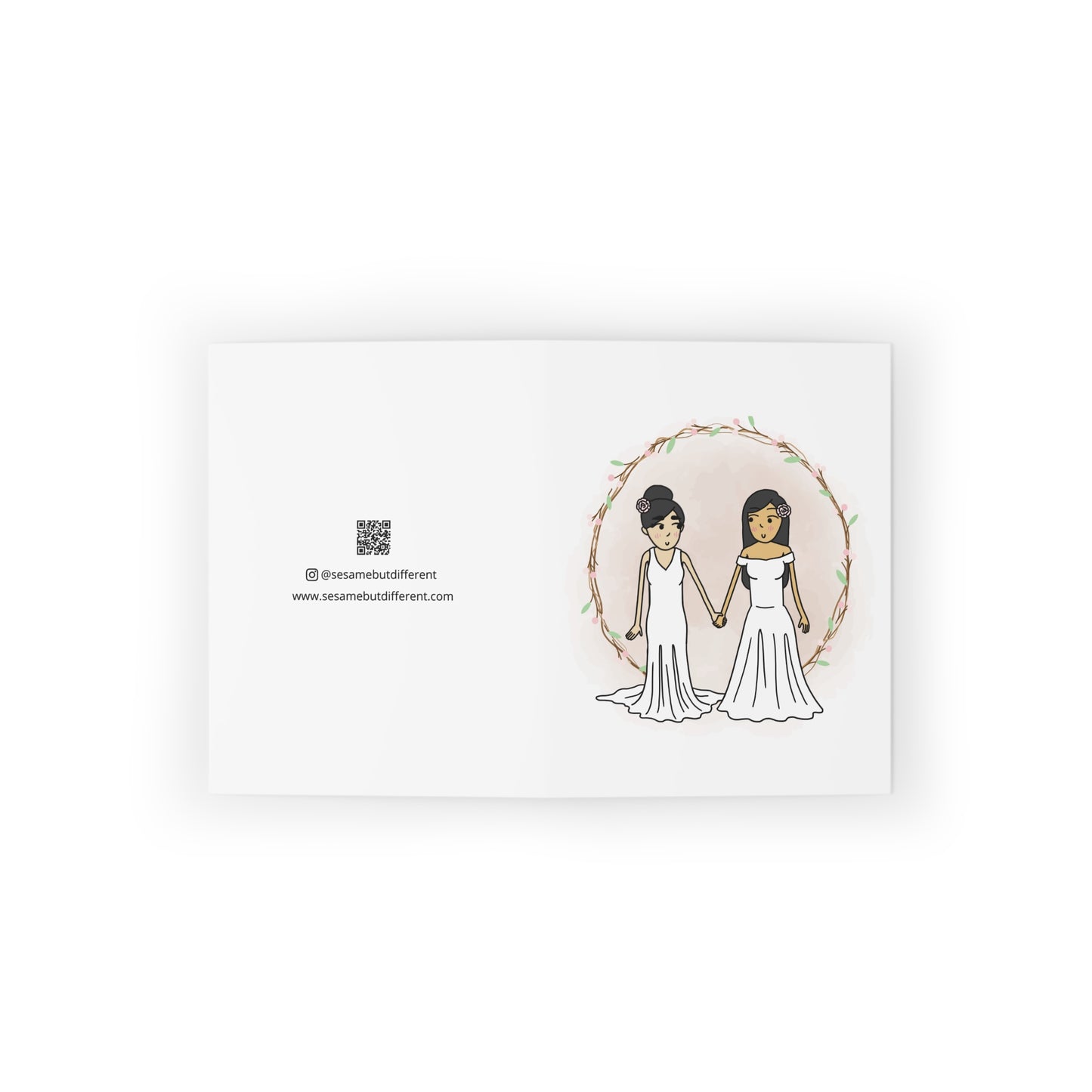 Til Death Do Us Part | Lesbian Wedding Engagement Greeting Card