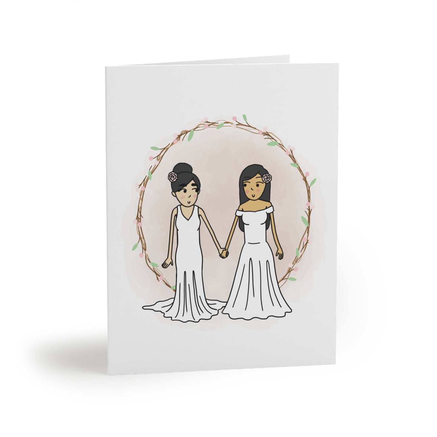 Til Death Do Us Part | Lesbian Wedding Engagement Greeting Card