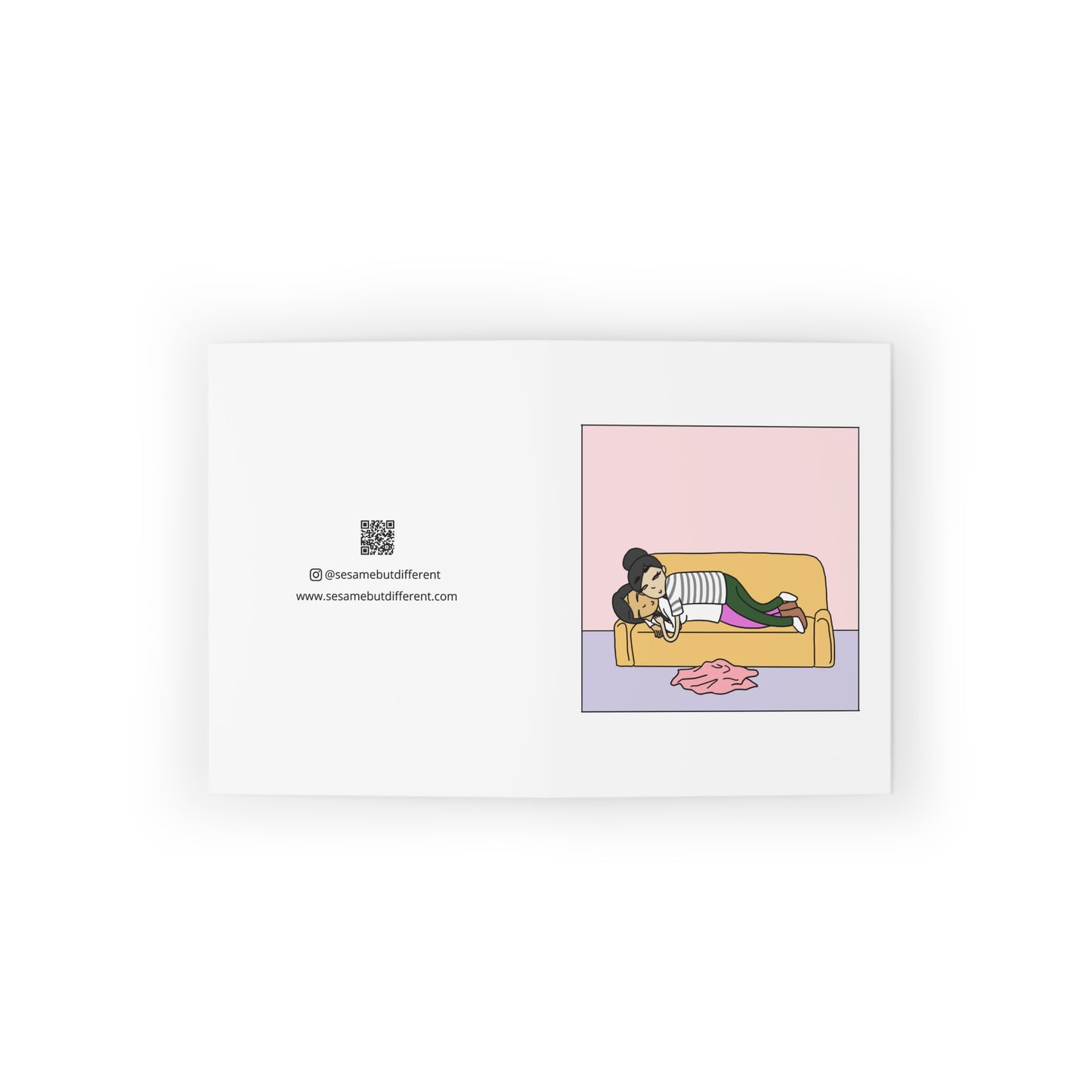 You Belong With Me Lesbian Greeting Card, LGBTQ Anniversary Gifts