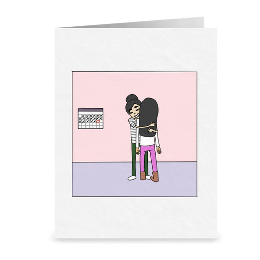 Today's My Favorite Day Because It's the Day You Were Born | Happy Birthday Lesbian Greeting Card | LGBTQ Gift | Sapphic WLW Birthday Card
