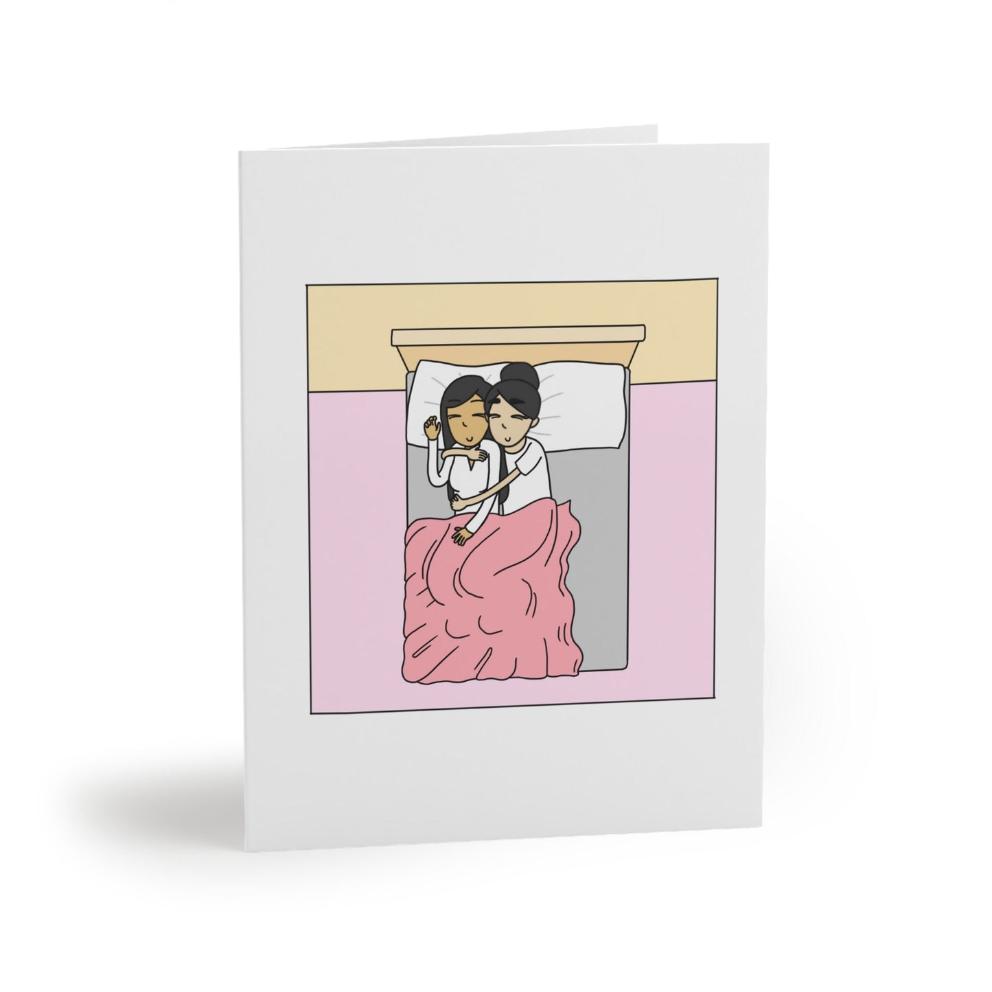 Lesbian Greeting Card & Comic Book Bundle Gift Set | LGBTQ Valentine's Day Gifts | Sapphic Romantic WLW Anniversary, Birthday, Holiday Cards