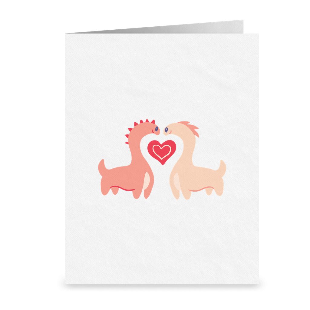 You Dino How Much I Love You | Cute Romantic Lesbian Greeting Card | LGBTQ Anniversary Gift