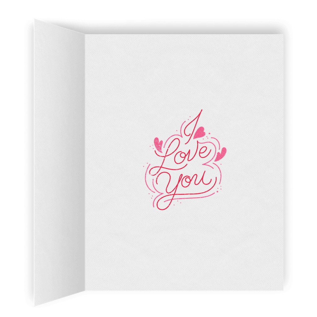 Hey Little Darling | Lesbian LGBTQ Greeting Card | Romantic I Love You Greeting Card