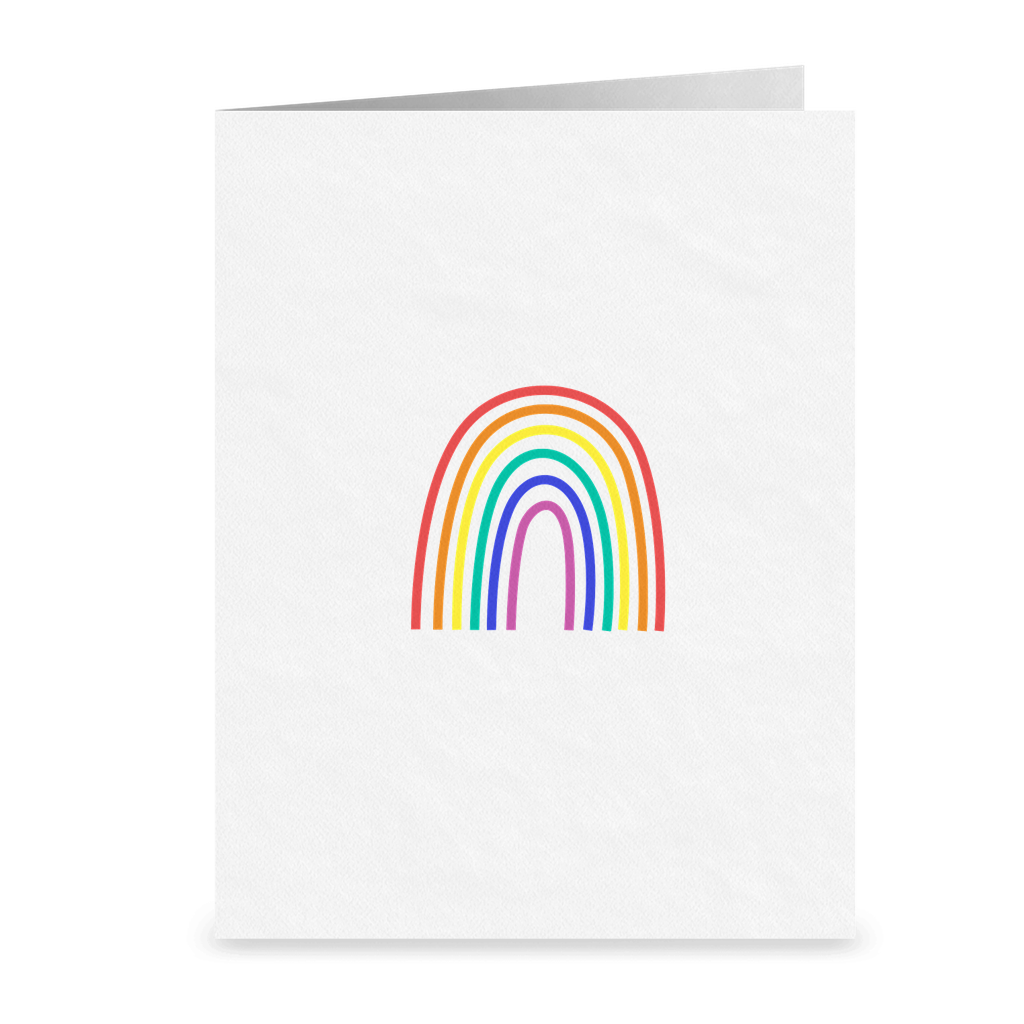 Rainbow LGBTQ Greeting Card | Pride Greeting Card | Romantic Lesbian Anniversary Card