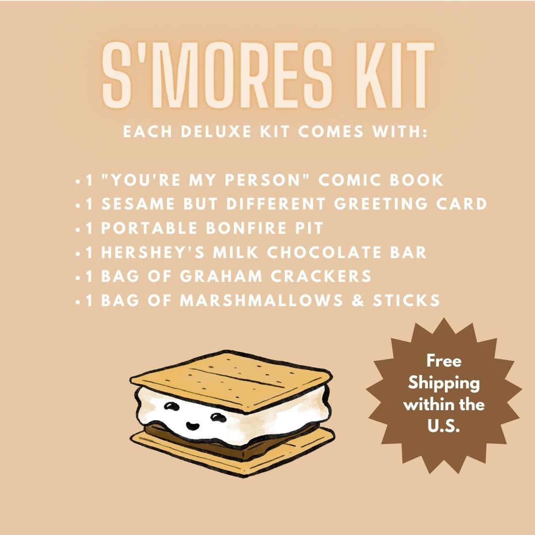 S'mores DIY Kit with Portable Fire Pit | LGBTQ Lesbian Valentine's Day, Anniversary, Birthday, & Holiday Gifts