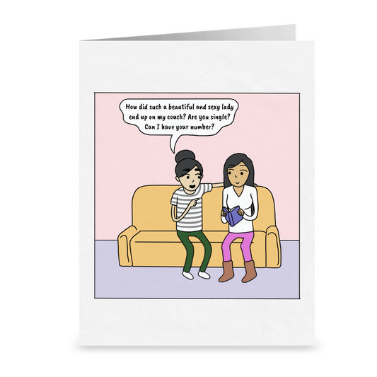 Crush On You | Romantic Lesbian Anniversary Cards & Gifts | LGBTQ Greeting Cards