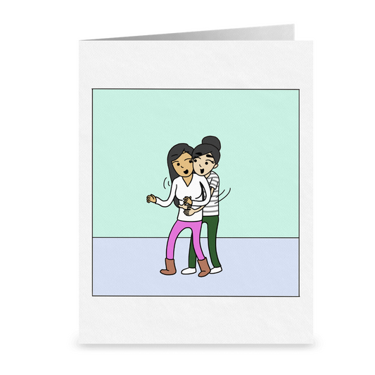 Happy Birthday to the Most Beautiful Woman | Romantic Lesbian Birthday Card | Cute Lesbian Birthday Gifts | LGBTQ Birthday Card