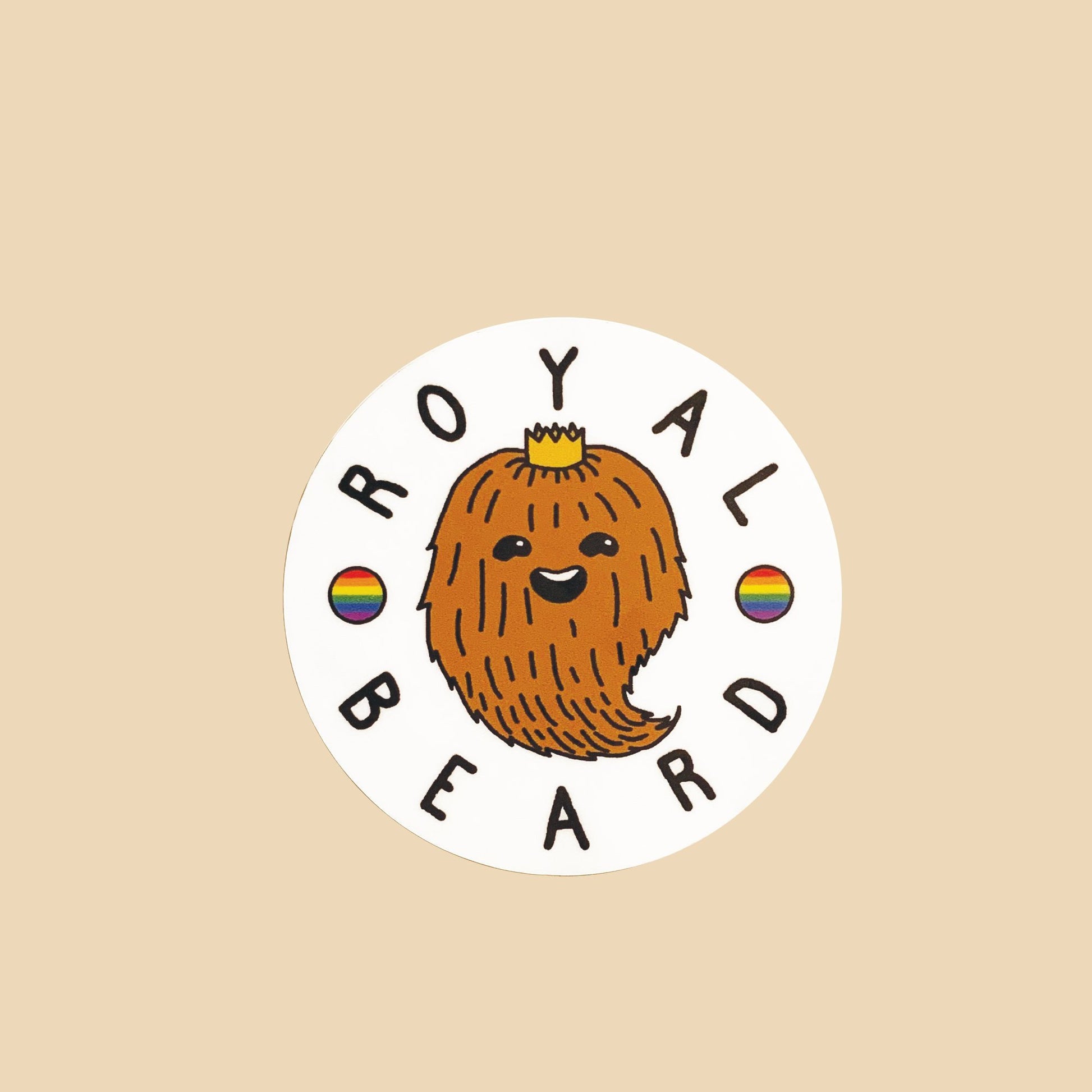 LGBTQ-Vinyl-Sticker-Royal-Beard-Round-Gay-Pride
