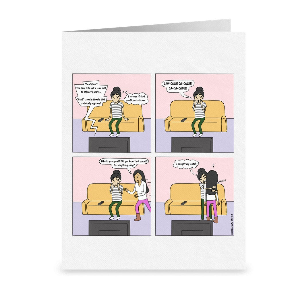 Found The One | Soulmate | Lesbian Couple Anniversary Greeting Card | Lgbtq Greeting Card | Happy Anniversary | Birthday