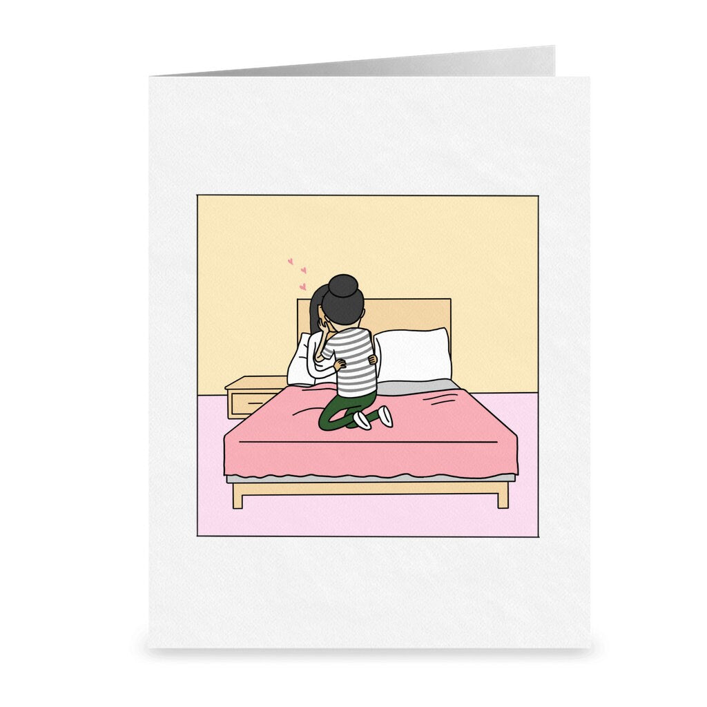 You're My Forever Valentine | Romantic Lesbian Greeting Card | Cute LGBTQ Valentine's Day Gifts | Sapphic Relationship | WLW Love Is Love