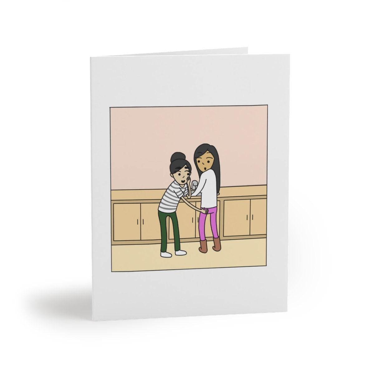 You're My Main Squeeze | Funny Punny Lesbian Card | Cute LGBTQ Valentine's Day or Anniversary Gift | WLW Humor | Sapphic Love Greeting Card