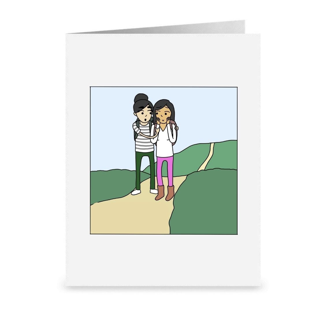 Seasons Change But I'll Always Be There For You | Cute Romantic Lesbian Card | LGBTQ Anniversary Gift | WLW Sapphic Love Fall Greeting Cards