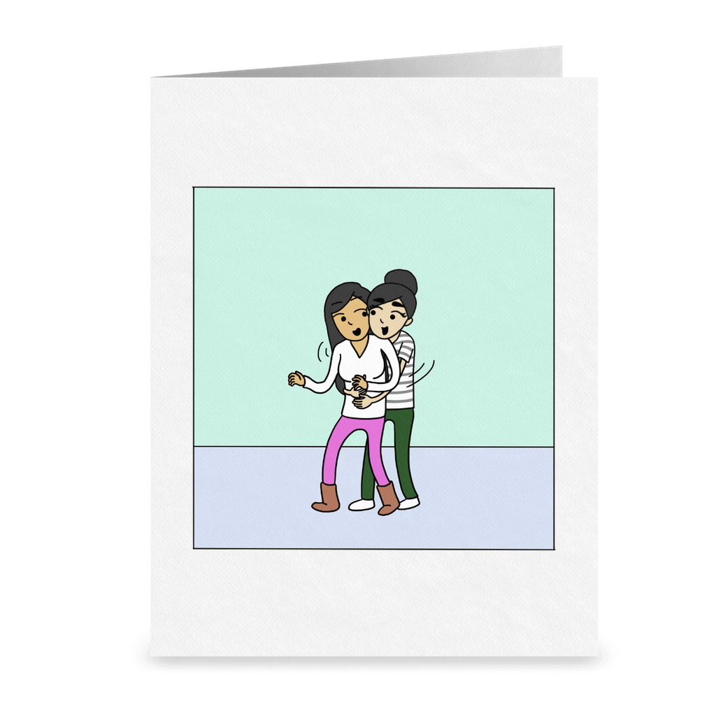 Lucky I'm In Love With My Best Friend | Romantic Lesbian St. Patrick's Day Card | Cute Lesbian Anniversary Gifts | LGBTQ Greeting Card