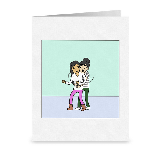 Lucky I'm In Love With My Best Friend | Romantic Lesbian St. Patrick's Day Card | Cute Lesbian Anniversary Gifts | LGBTQ Greeting Card
