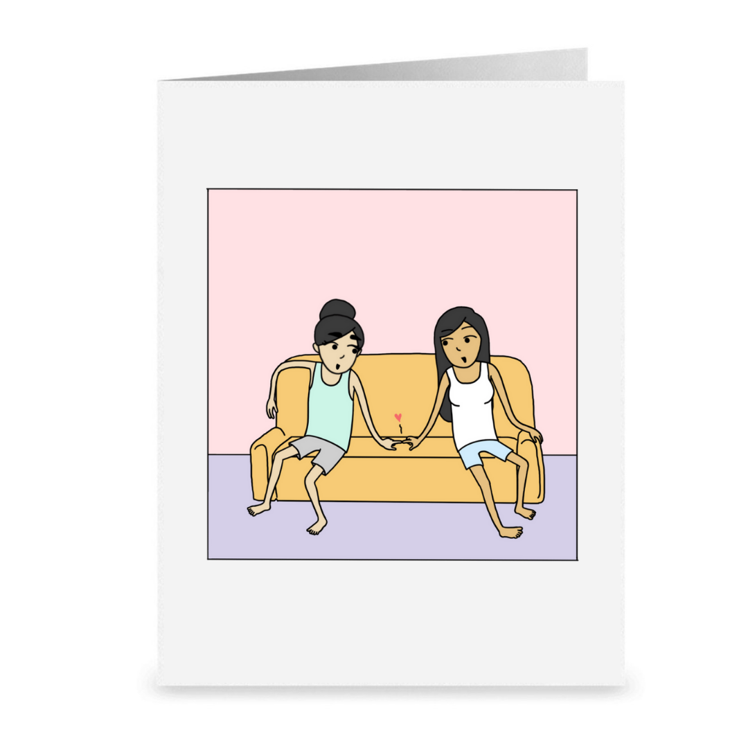 Your Touch is Magic | Romantic Lesbian Anniversary Cards & Gifts | LGBTQ Greeting Cards