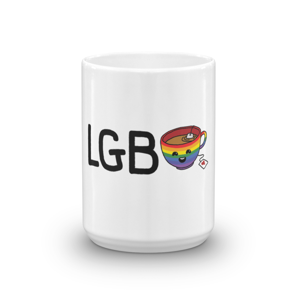LGBTQ gay pride punny cup mug