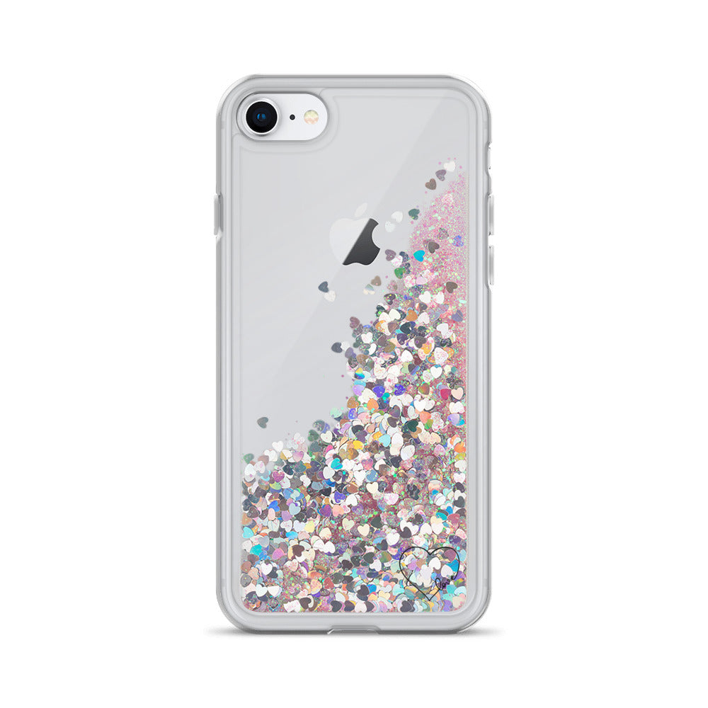LGBTQ Love | Liquid Glitter iPhone Case