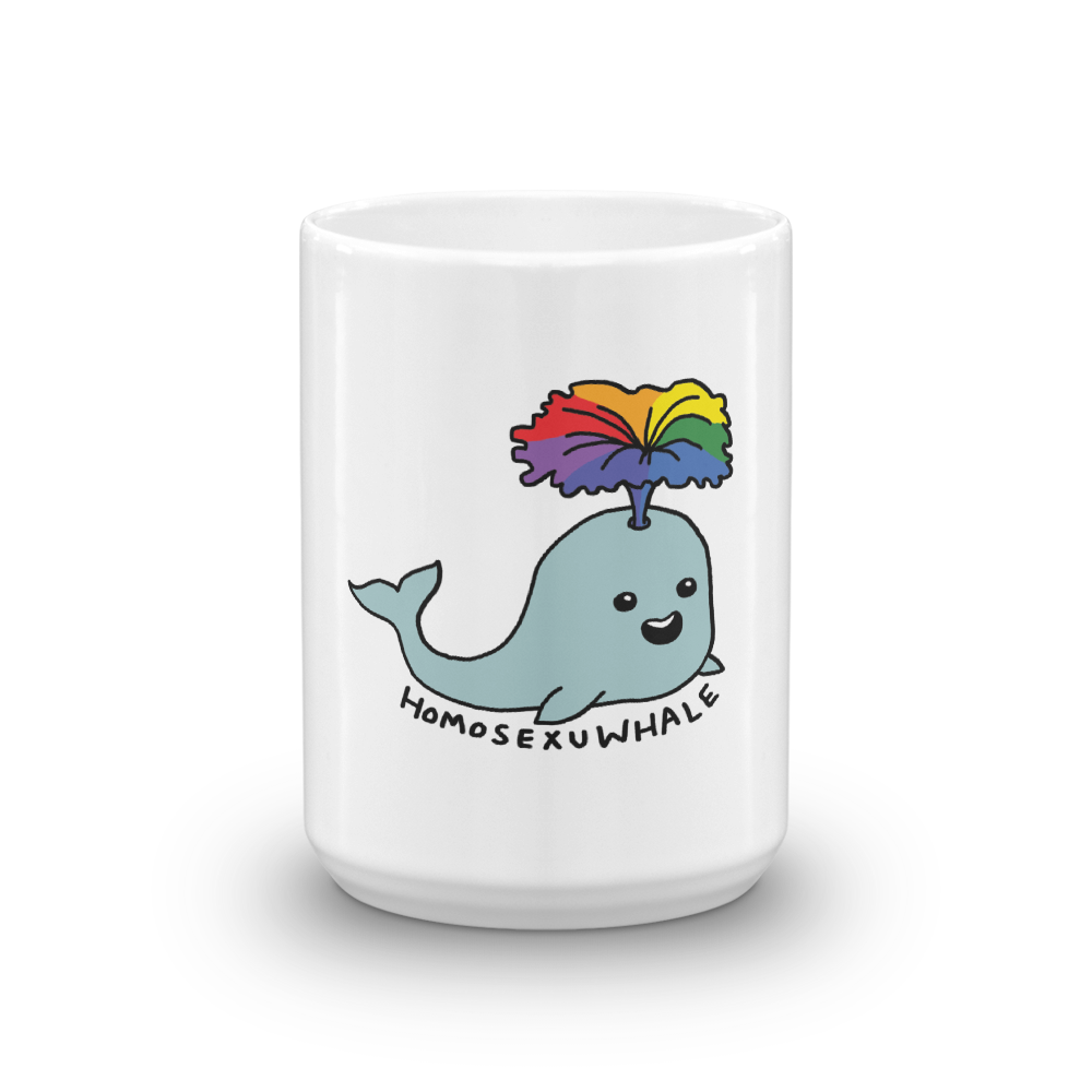 Punny LGBT Homosexu-Whale Mug | Gay Pride | LGBTQ