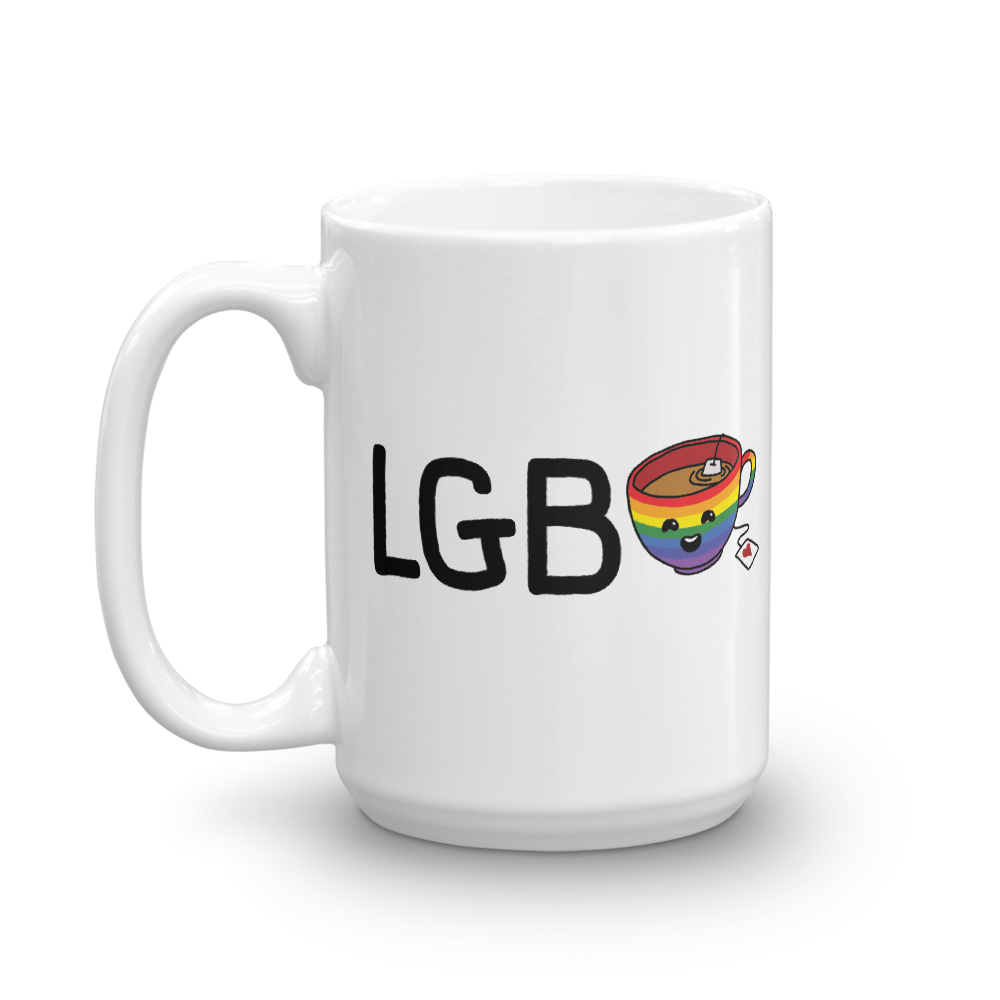 Punny LGB-Tea Mug | Gay Lesbian Pride | LGBTQ | Sesame But Different
