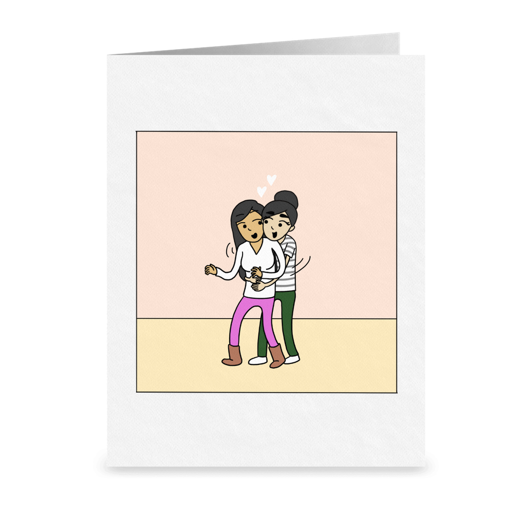 Never Letting Go of You | Romantic Lesbian Anniversary Cards & Gifts | LGBTQ Greeting Cards