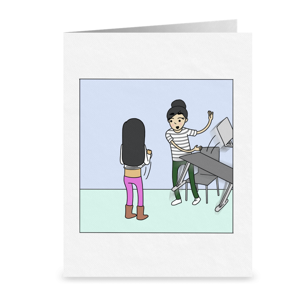 Getting My Attention | Romantic Lesbian St. Patrick's Day Card | Cute Lesbian Anniversary Gifts | LGBTQ Greeting Card